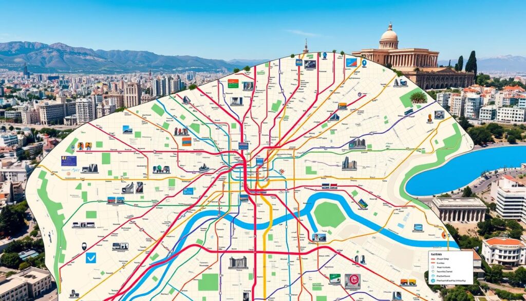 Athens City Transportation Map