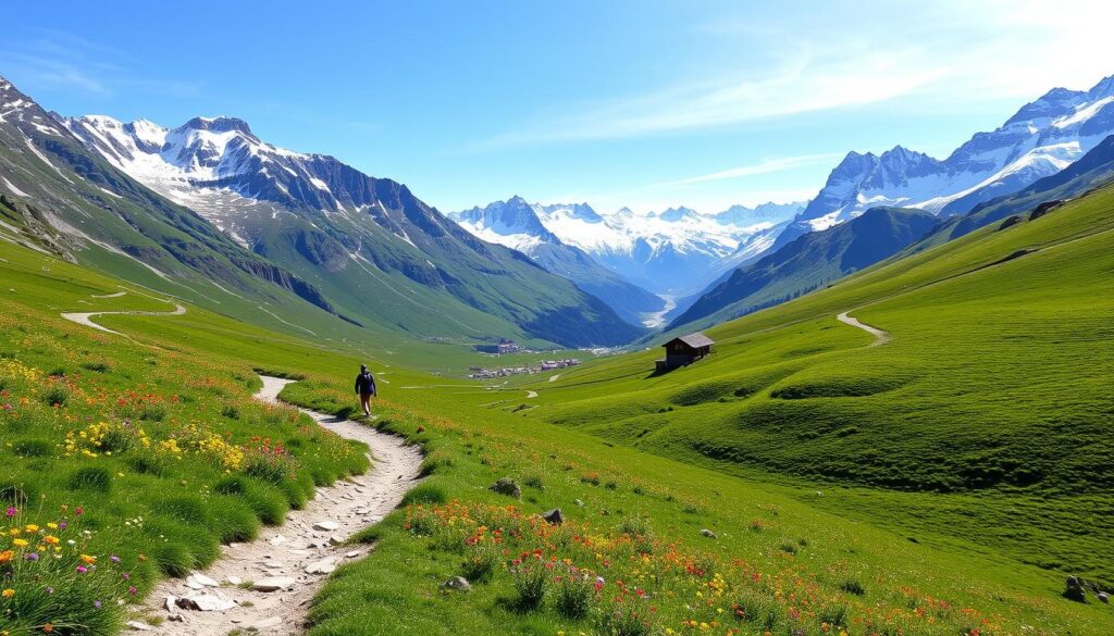 Murren hiking trails