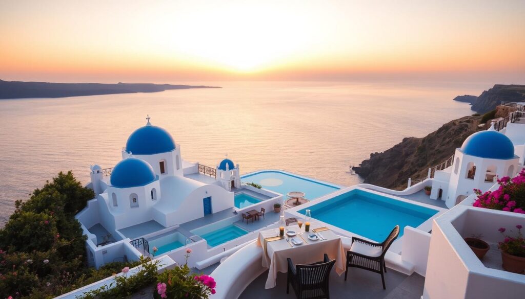 romantic oia resorts