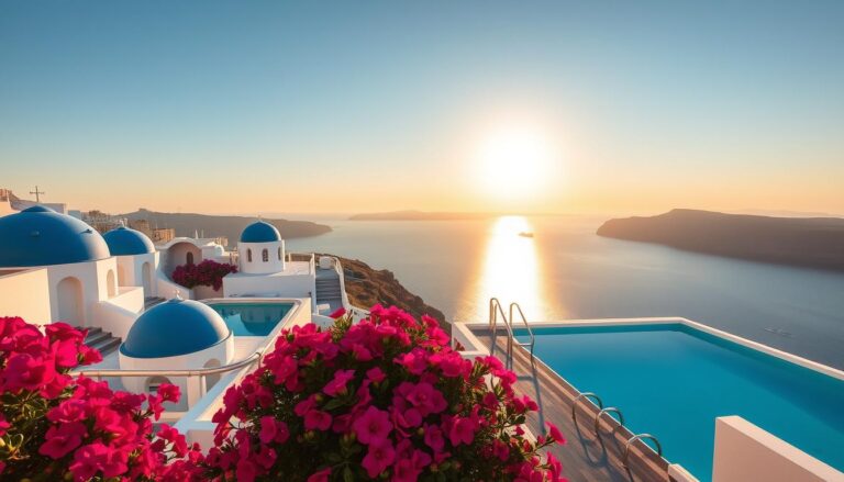 santorini greece hotels with private pool