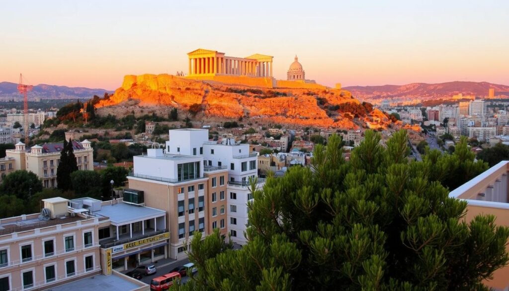 Acropolis view from Electra Hotel Athens