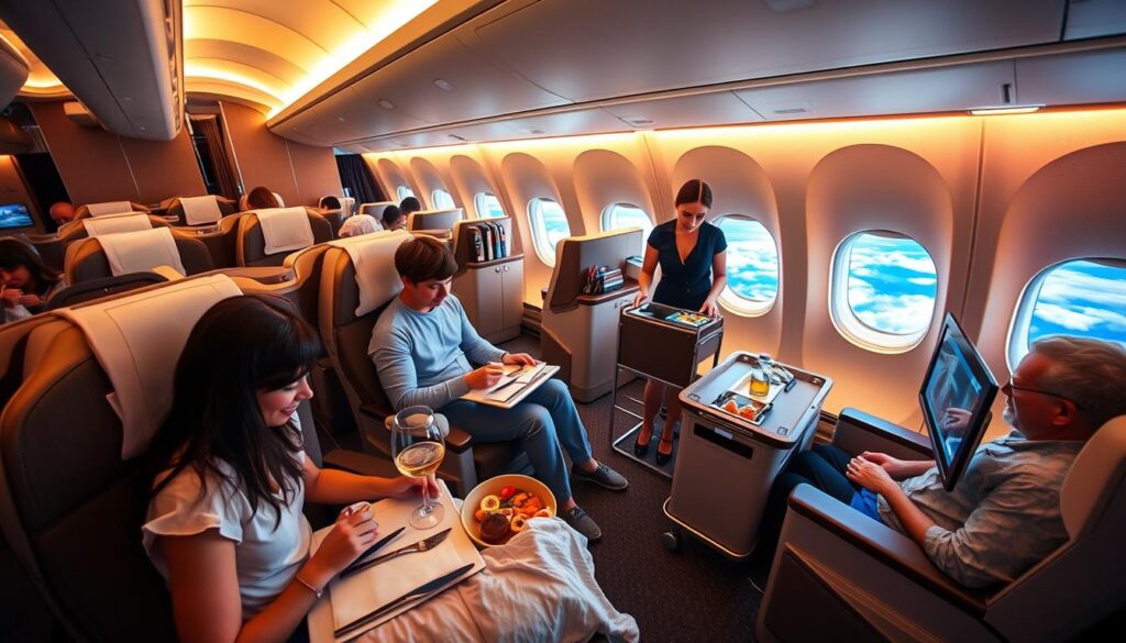 International Flights to Nice Airline Amenities