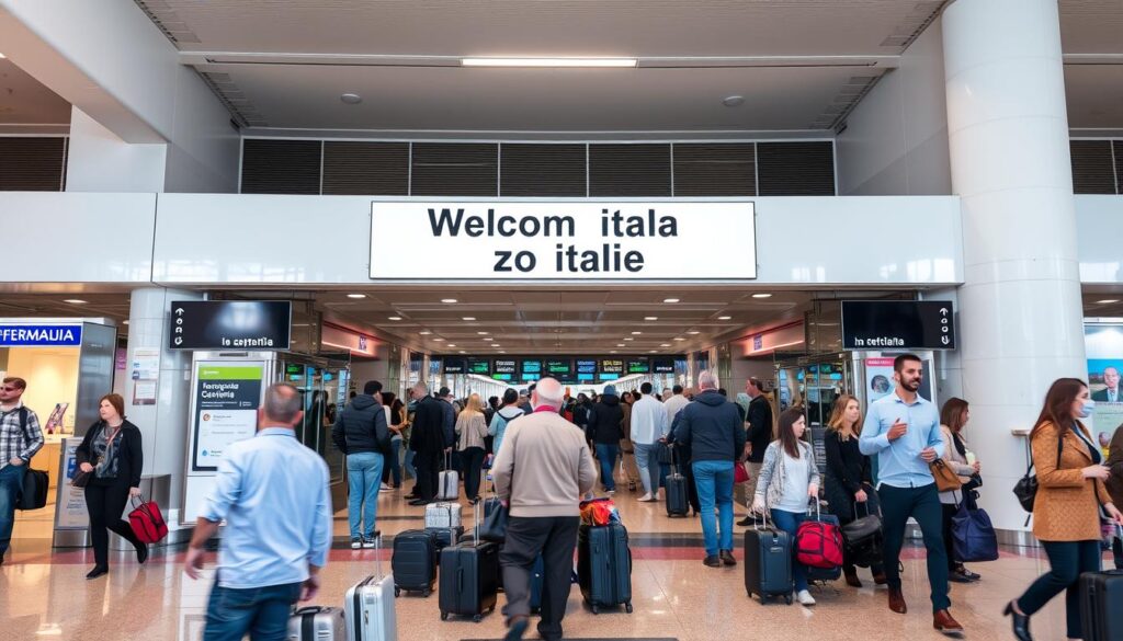 Italian Customs Entrance