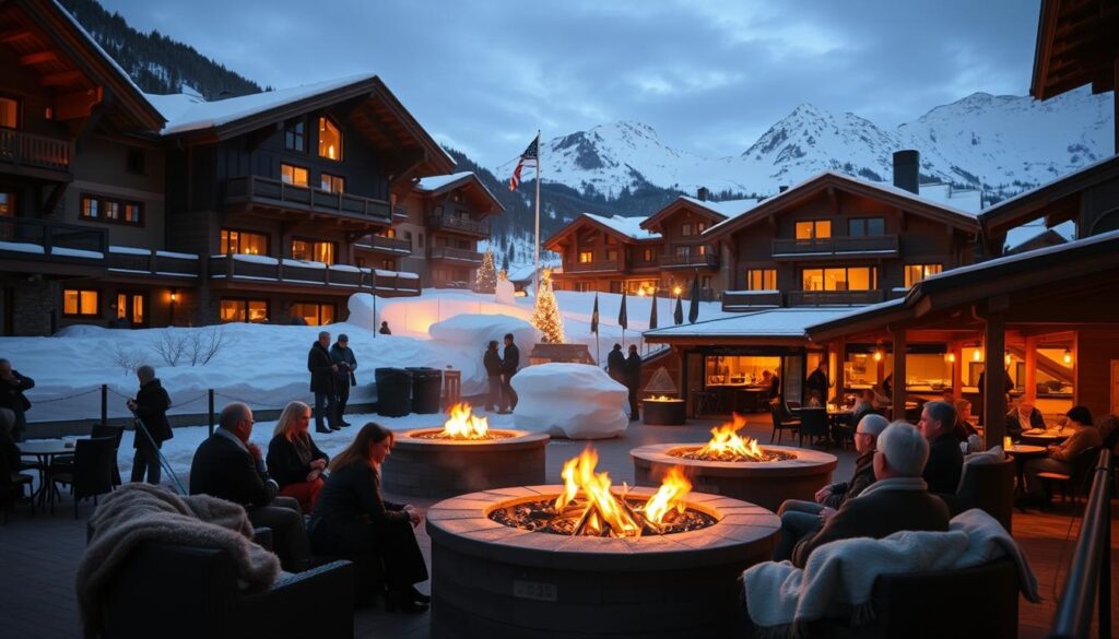 luxury après-ski resorts in the swiss alps