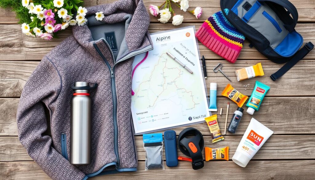 Alpine Spring Packing Essentials