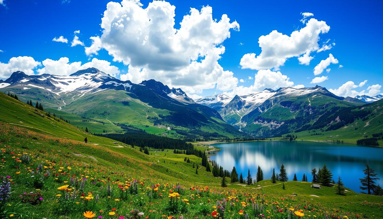 alps during spring